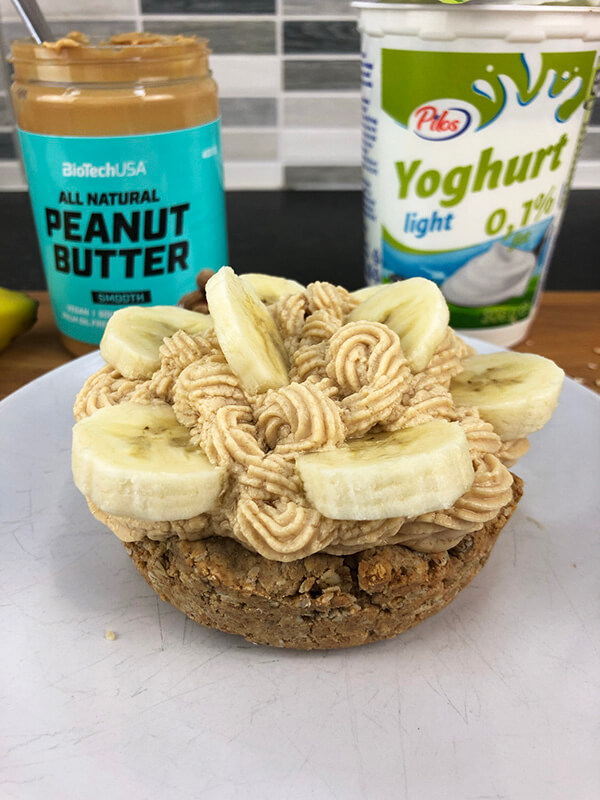 Peanut Butter Banana Cake for Dogs