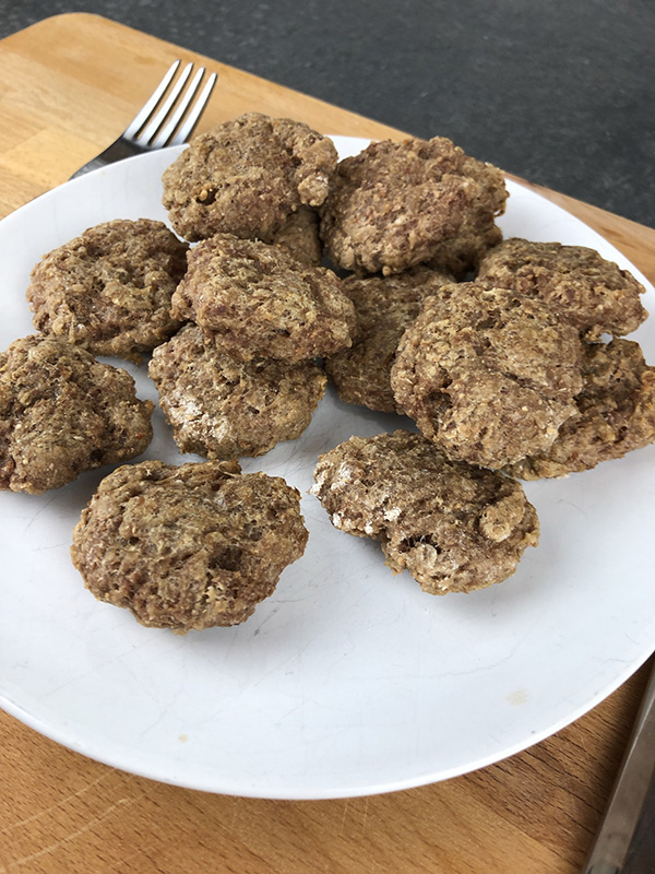 Crunchy Turkey Burgers for Dogs