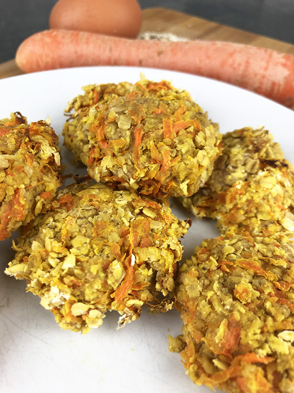 Carrots & Peanut Butter Treats for Dogs